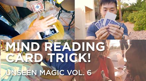 Extraordinary mind reading magic performance